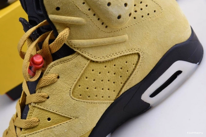 Kick Theory SCOTT 6 JORDAN X TRAVIS AIR CN1084-300 YELLOW 0806